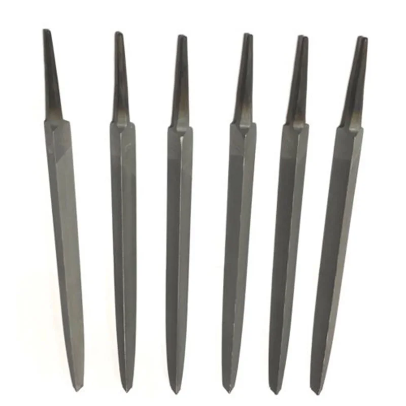 5/10/12Inch Fine File Set Woodworking Triangle Shaped Files Wood Metal Carving Grinding Needle Filing Tool Hand Tool Accessory