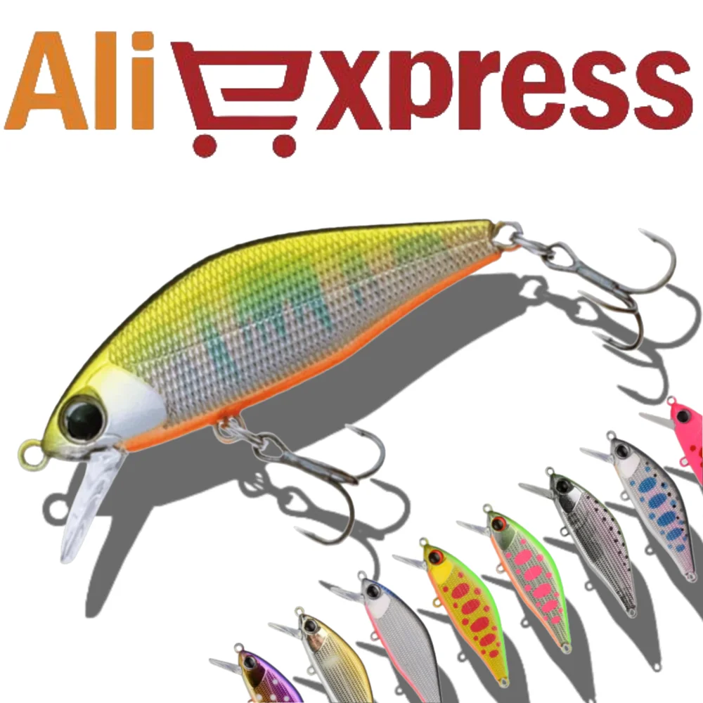 45 مللي متر 4 جرام غرق أسماك الصيد إغراء Jerkbait Wobblers الاصطناعي الطعم الثابت ل زاندر الكارب سمك السلمون المرقط Ima issen 45s Pesca اكسسوارات