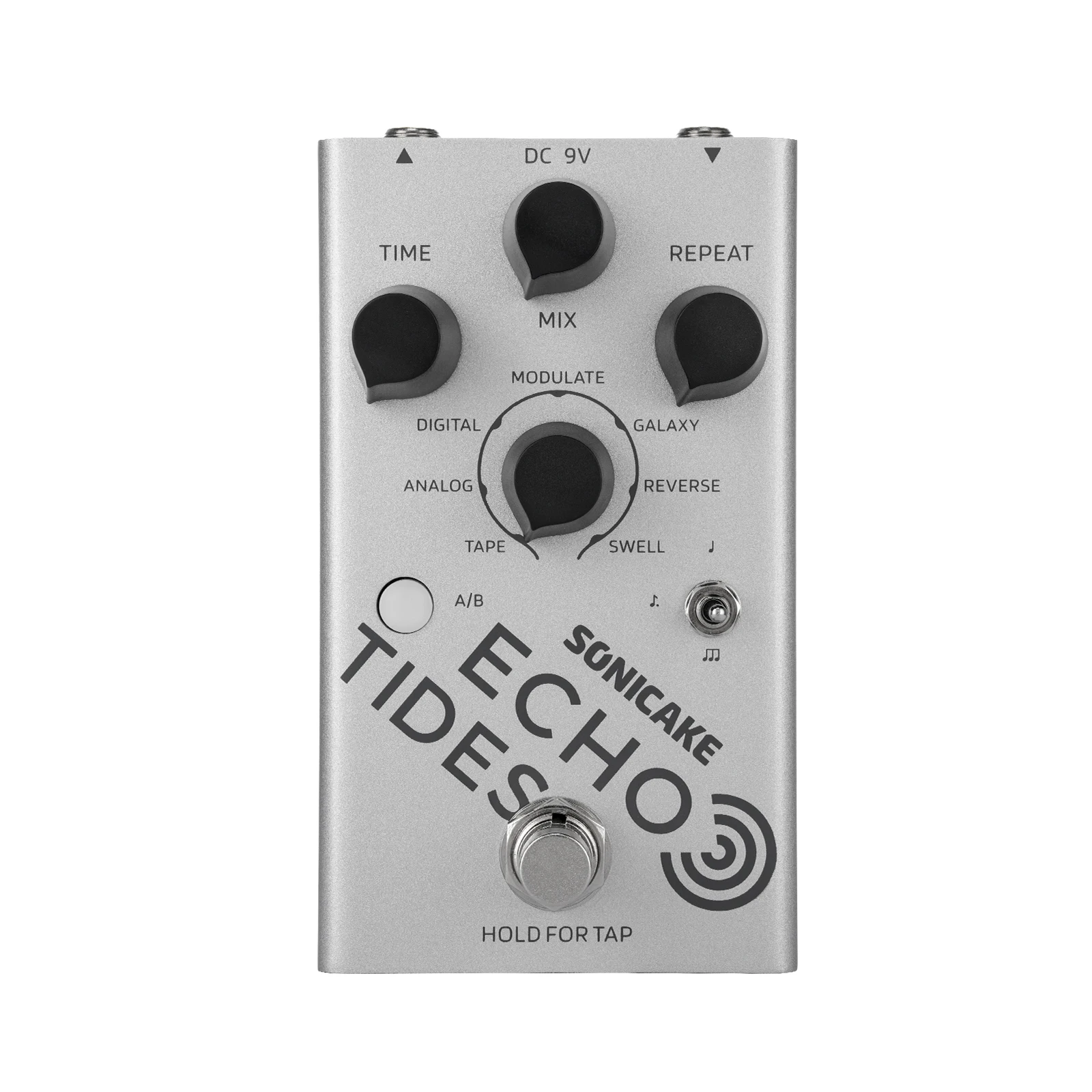 SONICAKE Echo Tides QPP-02 Digital Delay Guitar Pedal 7 Algorithms A/B Dual Sound Presets Switch Tap Tempo Trail Function