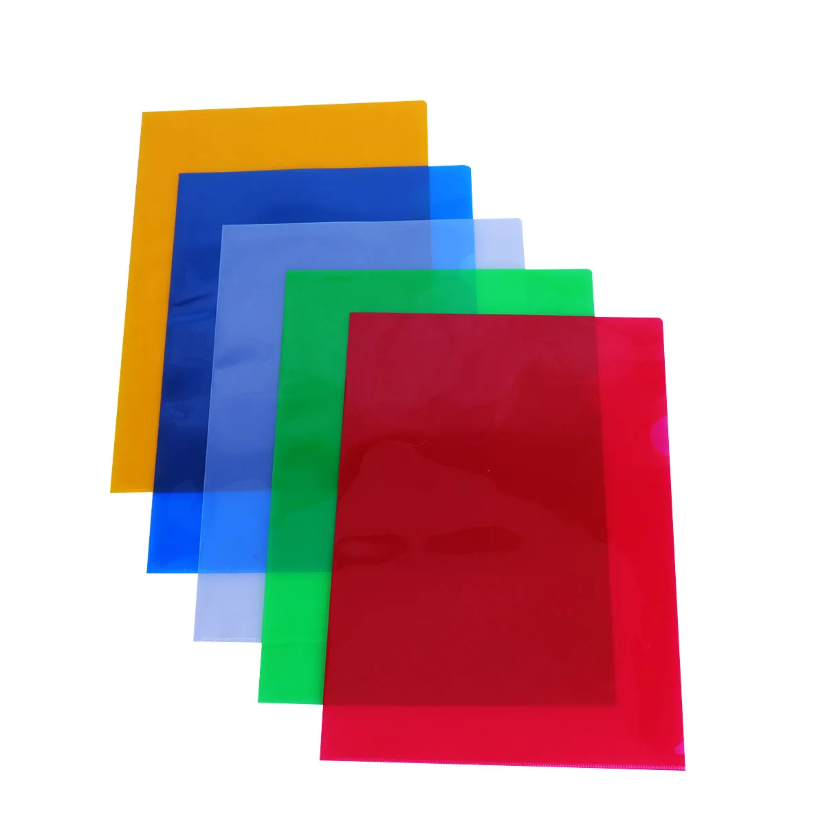 

20pcs Document Storage Pouch Bag Transparent Plastic File Folders For A4 Documents Sleeves Leaf Documents Bag Protector Office