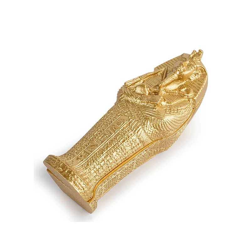 Altes Ägypten Mumie Sarg Ornament Abnehmbarer Harz Pharao Kleopatra Pyramide Gaze Geschenk Souvenir Simulation Kunsthandwerk – Detail 8