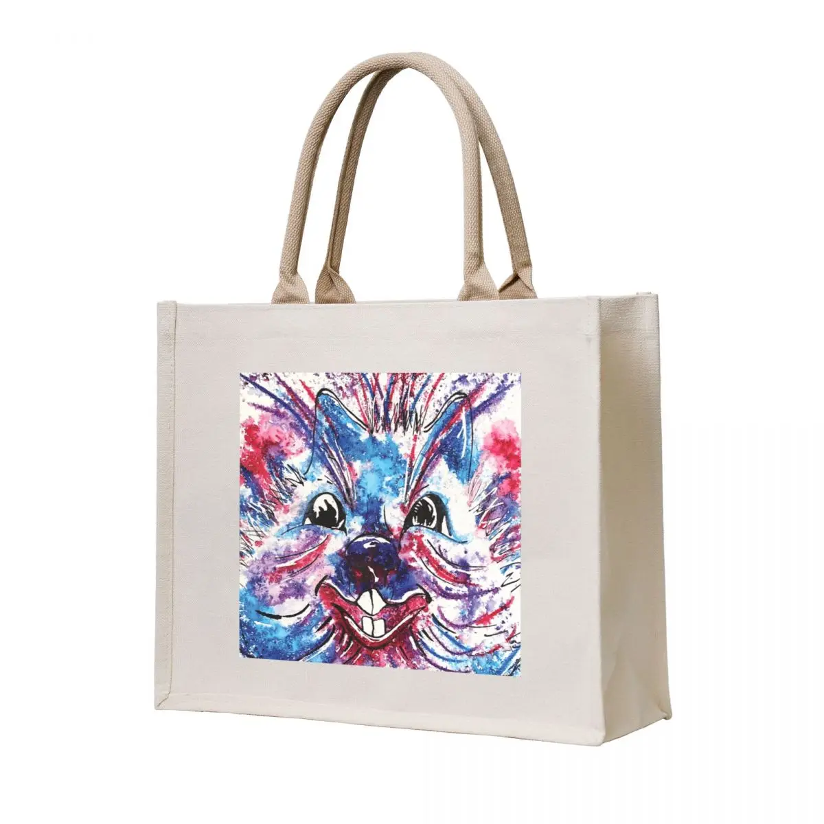 

Kooky Kreatures 'Quinn: The Blue Quokka' Caricature Print — Art by Paquita Tote Bag sac pour femme