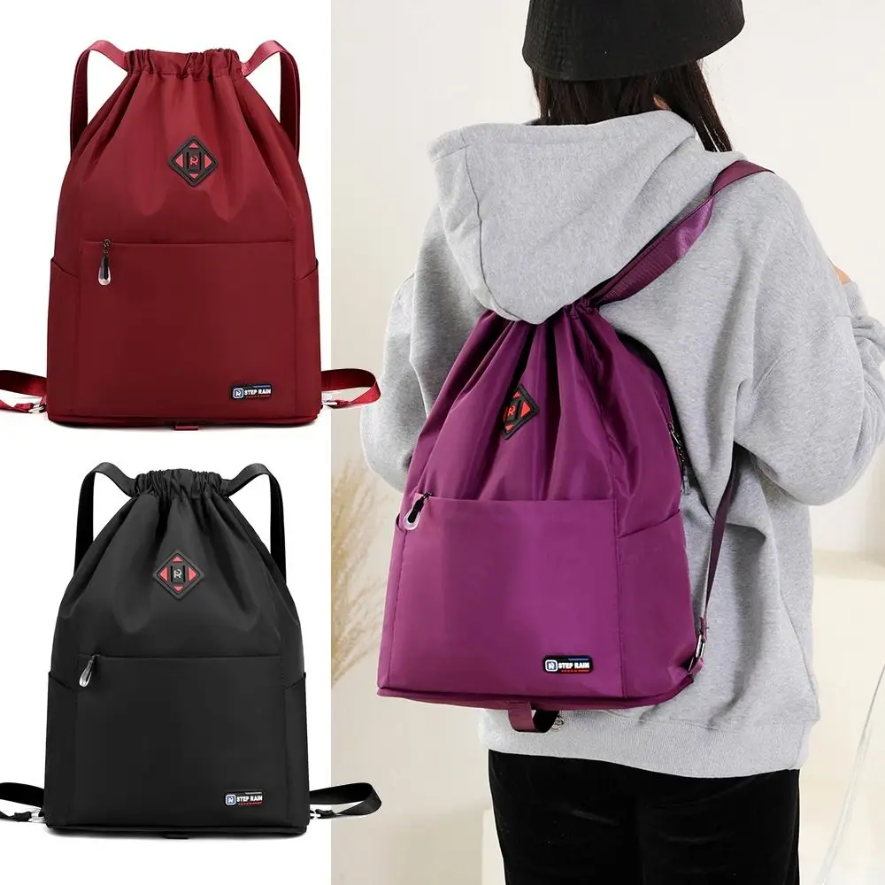 

Fashion Oxford Travel Backpack Durable Waterproof Handbag Foldable Solid Color Shoulder Bag Women Man