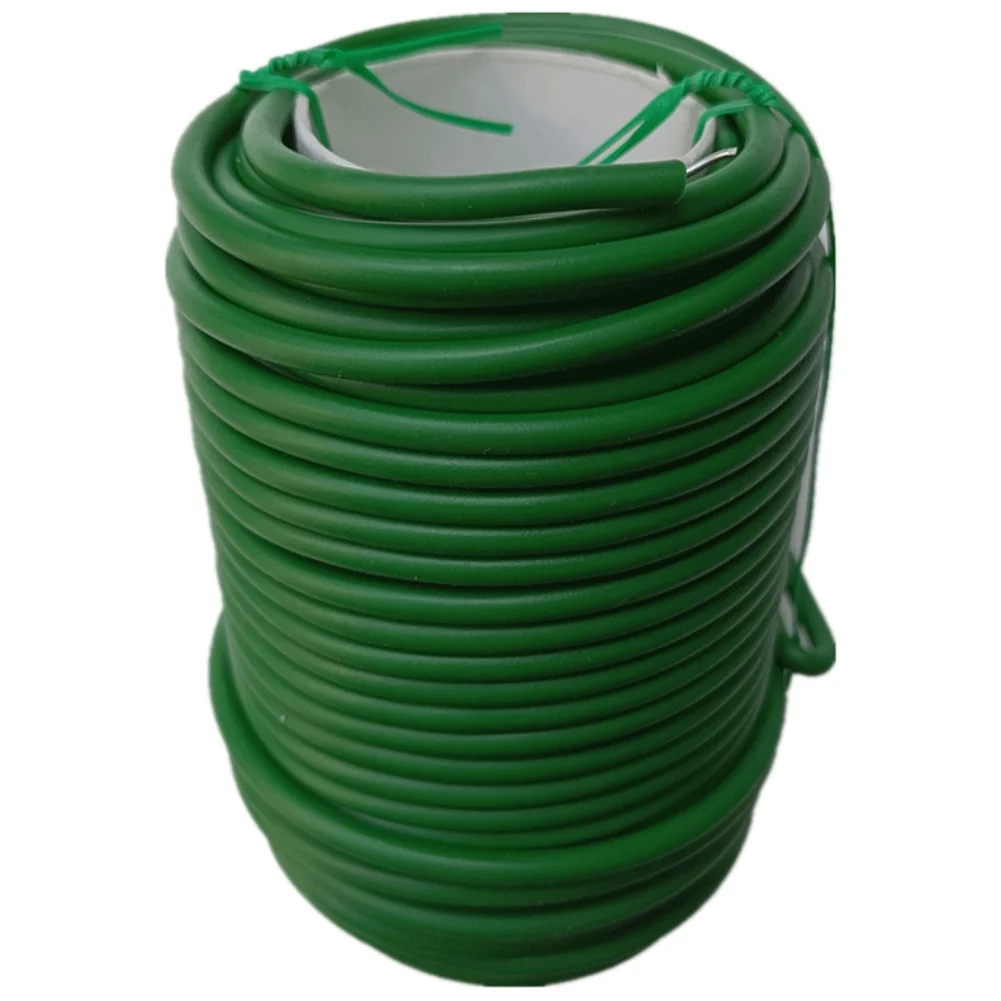 Green Soft Plant Ties 20m 656ft Reusable Waterproof Wire 35mm Garden Twist for Plant Binding Indoor Outdoor Use