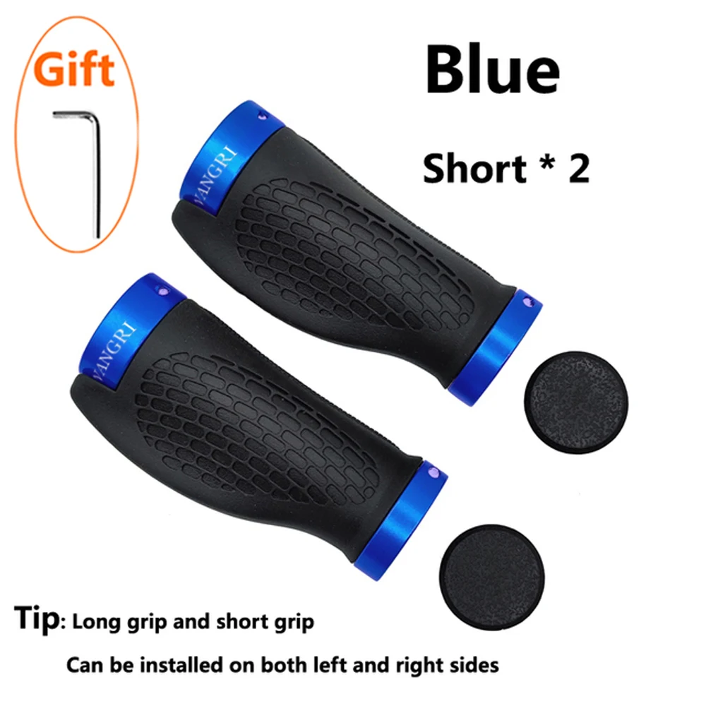SHIZIWANGRI Fahrradlenkergriffe, langer und kurzer Gummigriff für Twist Shifter, Dual-Ring-Lock, Handauflage, passend für MTB-Faltrad – Detail 21