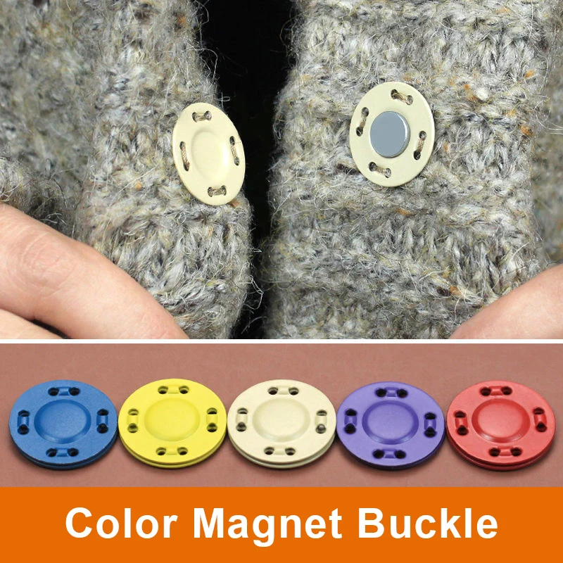 5 Teile/beutel Nähen Liefert Magnet Verborgen Schnalle Automatische Magnetische Taste für Jacke/Mantel/Strickjacke/Tasche DIY Nähen kleidungsstück