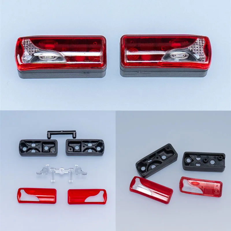 

Universal Truck Tail Light Lamp for 1/14 Tamiya RC Truck Trailer Tipper Scania 770s R730 Benz Actros Volvo MAN LESU DIY Parts