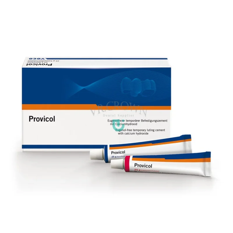 

Provicol Eugenol Free Temporary Filling of Small Cavities Luting Cement Dental Adhesive for Temporary Cementation Aesthetics