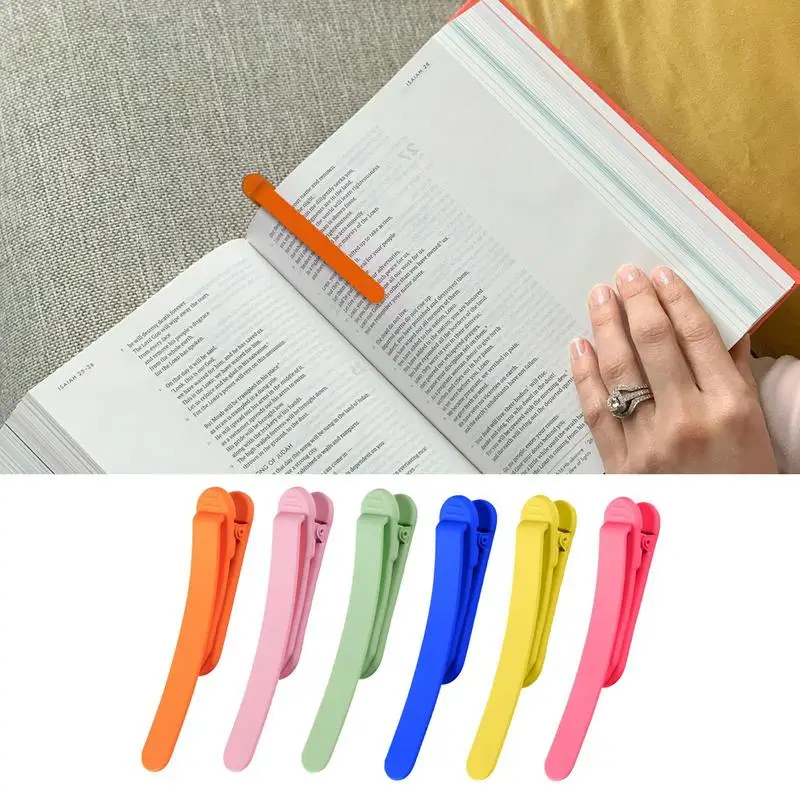 Page Clips Bookmarks 3pcs Smart Silicone Bookmark Clip Follow Reading Bookmarks For Teachers Students Book Lovers Enhance