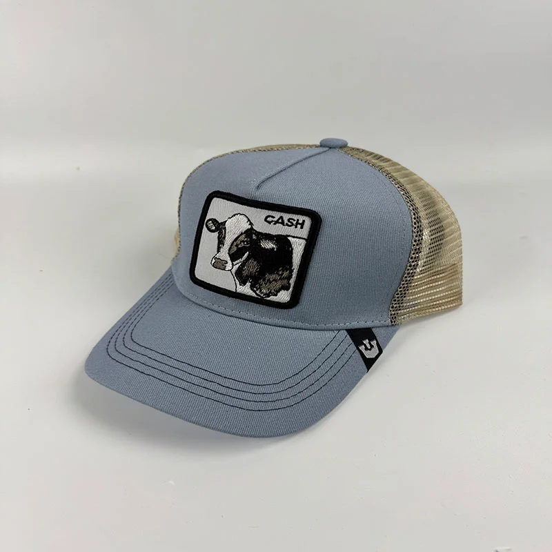 

Goorin Bros The Original Trucker The Cow Cash Blue Orca Mens Winter Caps Soft Cap Baseball Cap Animals Black Hat Caps