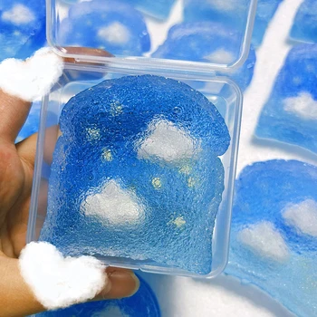 귀여운 스트레스 해소 토스트 장난감, 스트레스 방지, 탄성 리바운드 장난감, 부드러운 말토스 감압 장난감, 성인 및 어린이 파티 선물