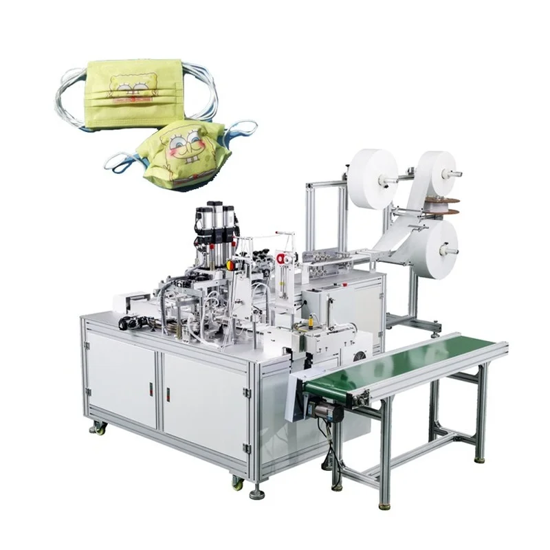 YUGONG Face Mask Non Woven Raw Materials Manufacturing Machine Face Mask Test Machine Face Mask Makig Machine Tie & Ear Loop