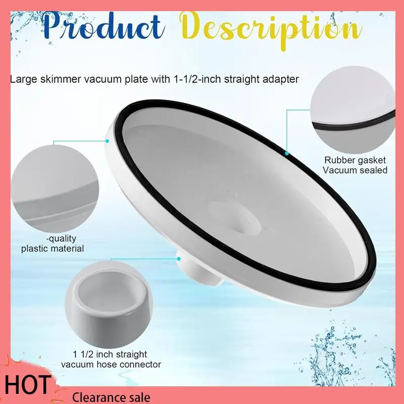 Cesta para espumadera de piscina A88Z, 2 uds., 7 pulgadas, SPX1082CA y 2 uds., placa de vacío SP1106 para espumadera de piscina empotrada Hayward Skim Vac