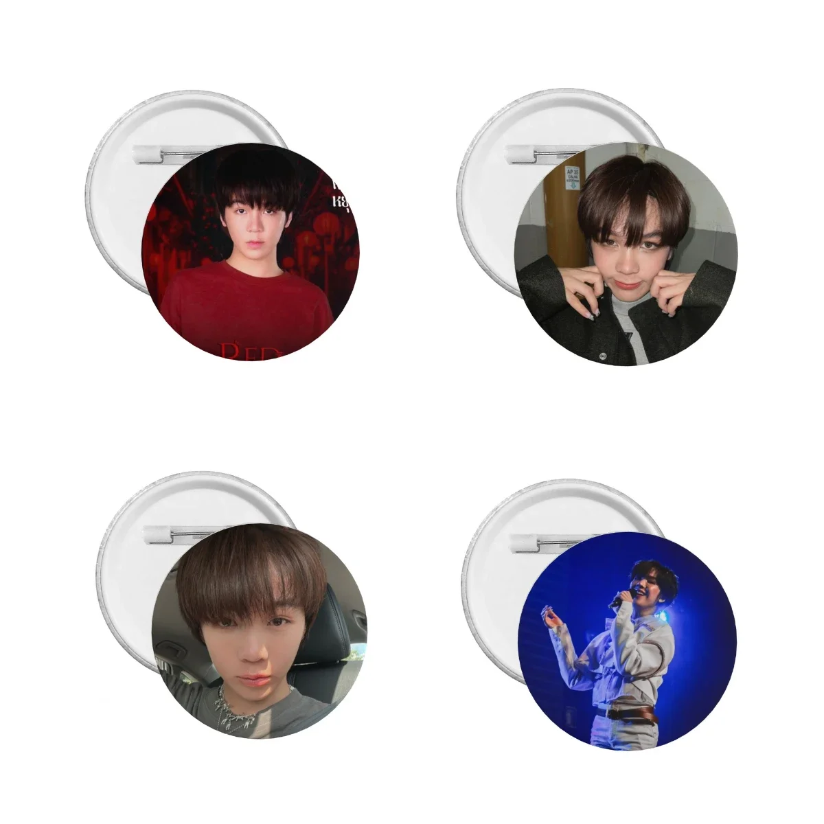 

4PC/SET Santaearth Poster Thai TV 7 Project Drama Stills Drama Stills Photo Picture Laser Fine Flash Bang Brooch Bag Decor Pins