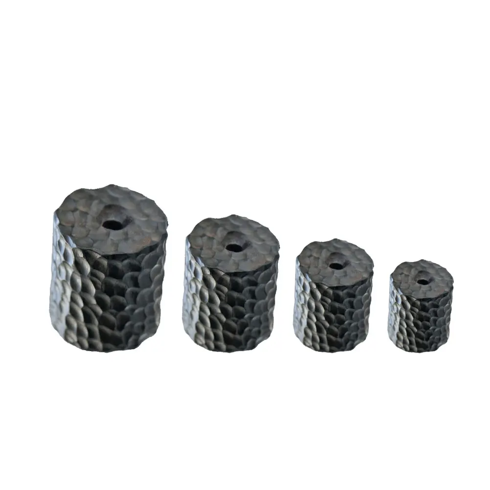 

4 pcs Ebony Beads Carved Wooden Accessories for Necklace Buddha Rosary Jewelry Making DIY Craft Smooth Surface Mini Hole