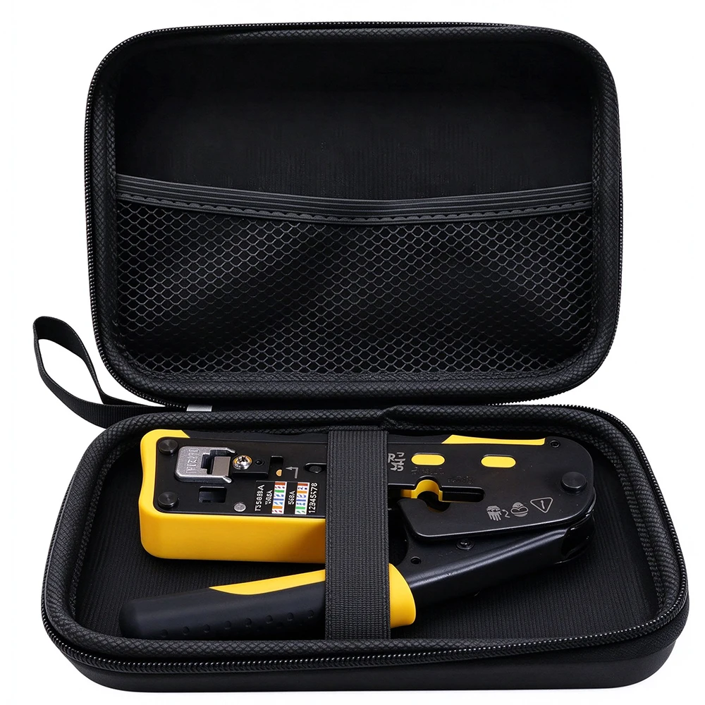 Shockproof Hard Shell Carrying Case For Klein Tools VDV226-110 Ratcheting Modular Cable Crimper/Wire StripperrStorage Travel Bag