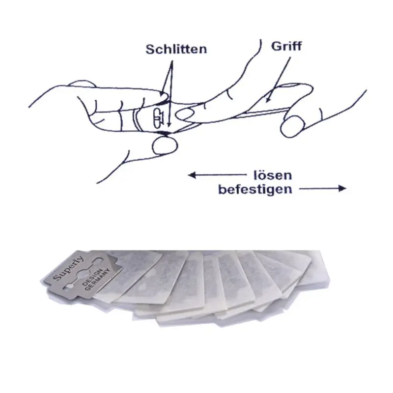 100 Chiếc Callus Máy Cạo Râu Lưỡi Dao Ngô Máy Bay Cứng Tẩy Chết Thép Không Gỉ Lưỡi Dao Thay Thế Cho Chân Tập Tin Dropshipping