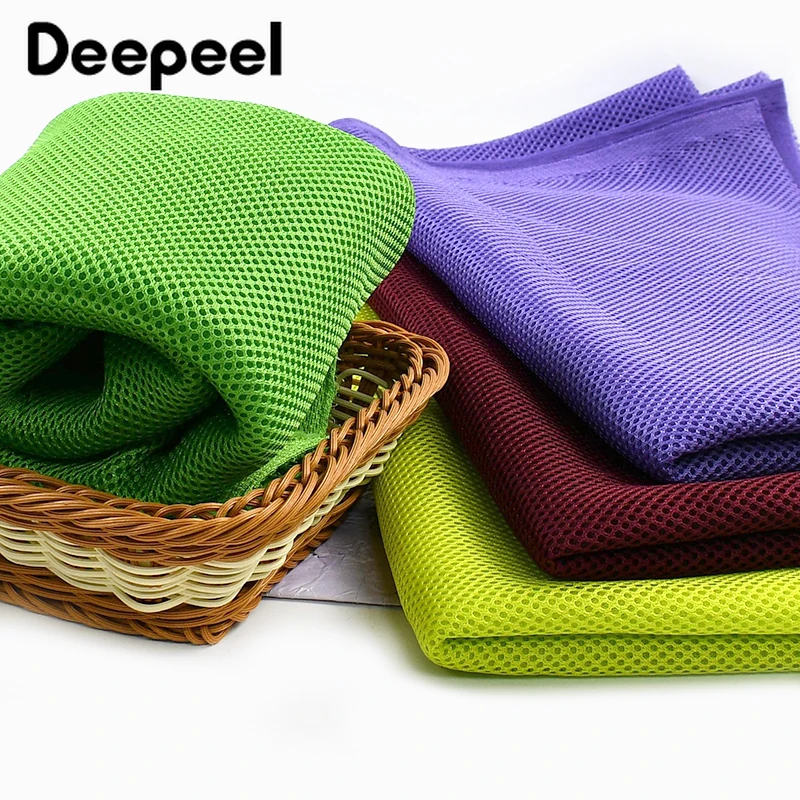 

50/100*150cm Breathable Mesh Fabric Low-stretch Cloth Mosquito Curtain Seat Cover Net Sportswear Fabrics DIY Sewing Accessories