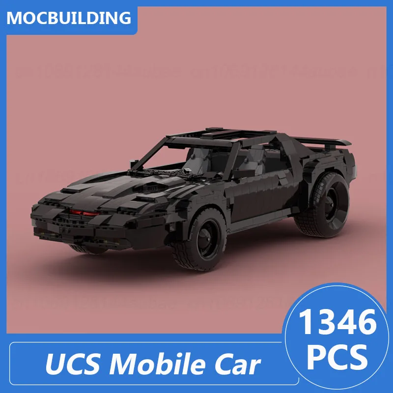 

UCS Mobile Car KITT Model Moc Building Blocks Diy Assemble Bricks Famous Movies Transportation Display Xmas Toys Gifts 1346PCS