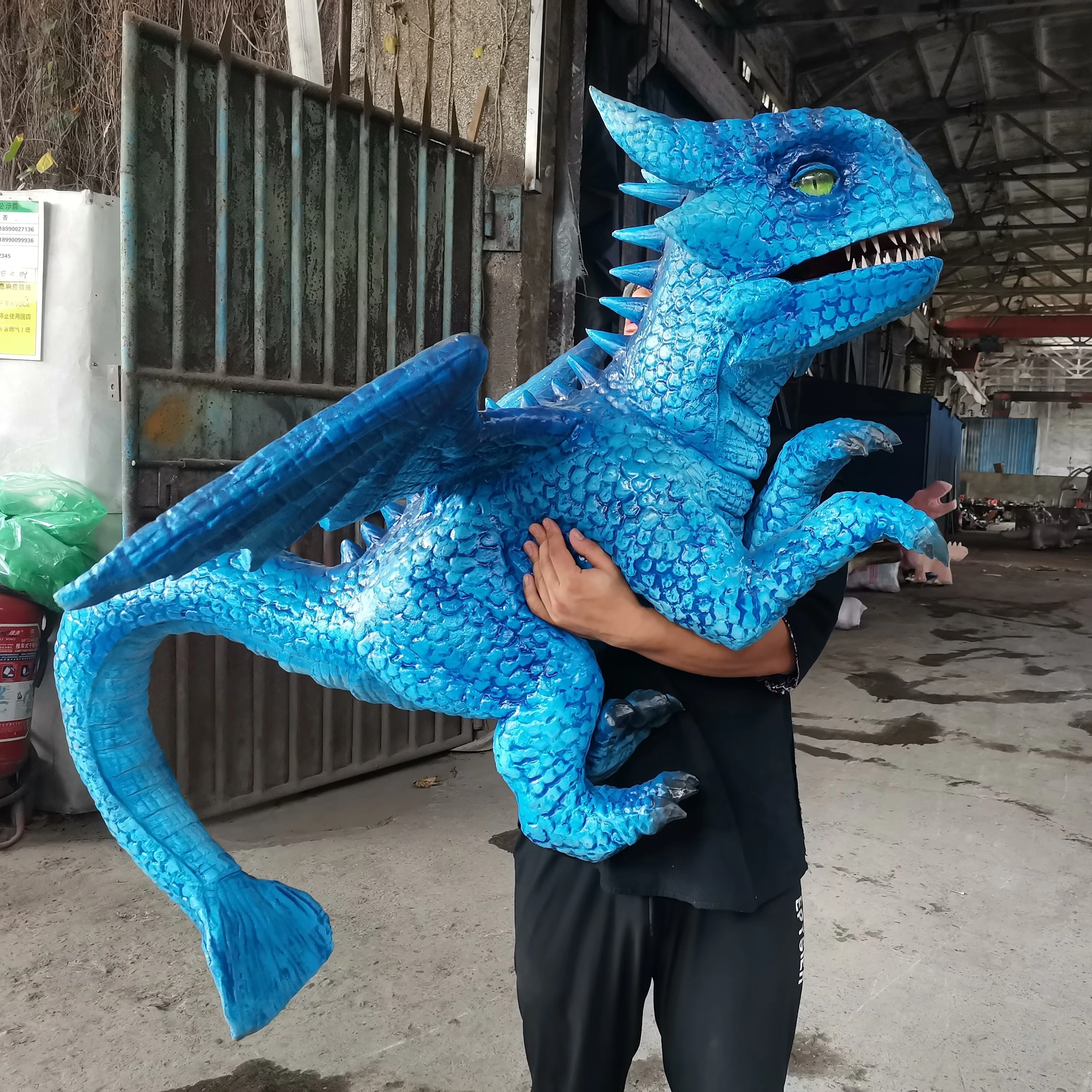 2025 Zigong Realistic Animatronic dragon  Animatronic Dinosaur Hand Puppet