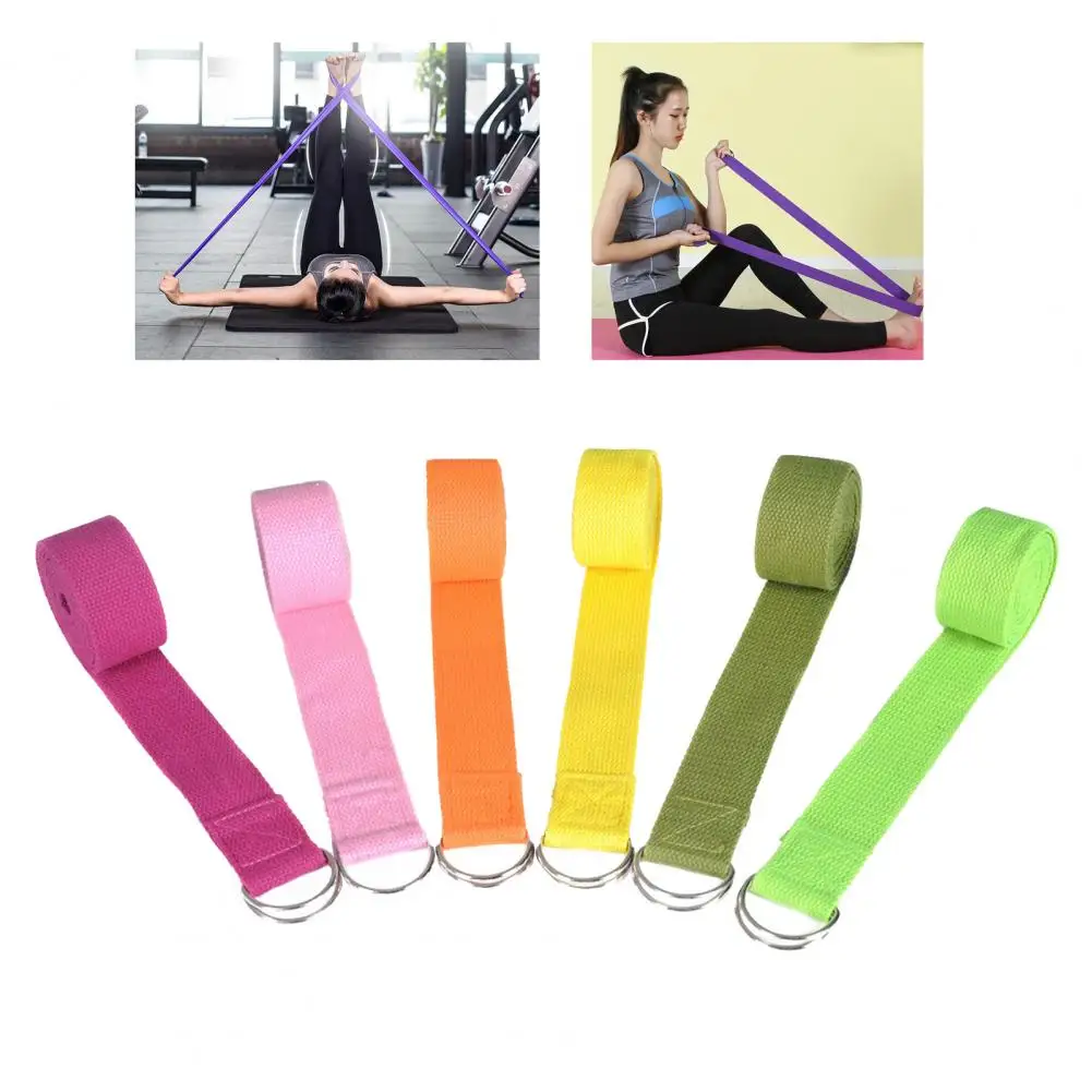 Yoga Pull Strap Belt Sweat Absorption Muscle Relax Accessory Latin Dance Stretching Band GYM Fitness Exercise Resistance Bands