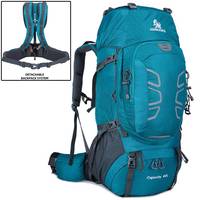 60L Mountaineering Backpack Sports Camping Luggage Bag Outdoor Hiking Climbing Shoulder Bags Large Trekking Bike Travel Rucksack