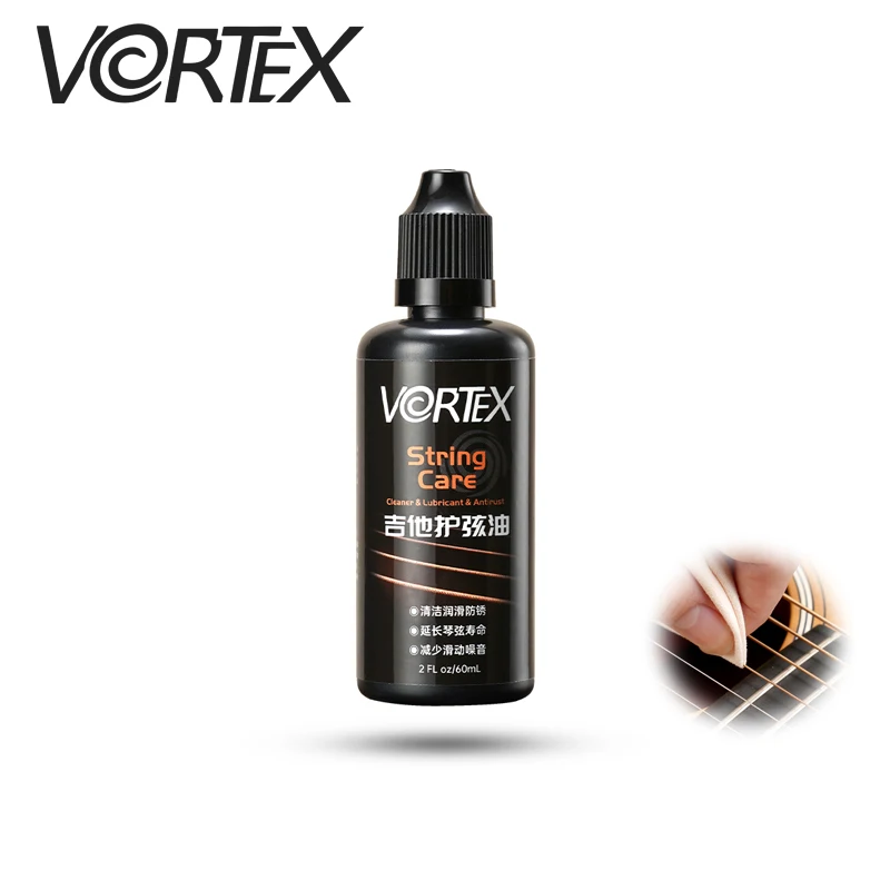 VORTEX  Guitar string oil. Applicable to strings without coating/strings of various materials. Prevent the strings from rusting.