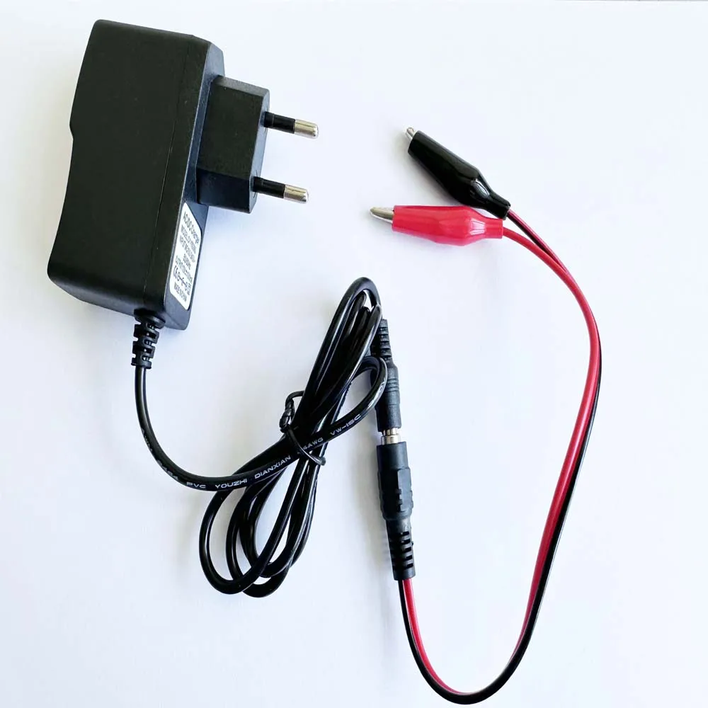 Automatic 6V 1A 1000ma Battery Charger for Baby Buggy Children Toy Car Motorcycle Lead Acid Sealed Batteries with Clip