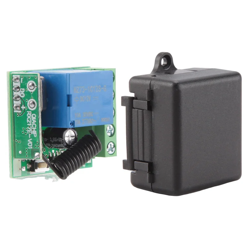 

【Buy Now】6X DC12V 1CH 433Mhz Universal Wireless Remote Control Switch RF Relay Receiver 433 Mhz Transmitter Button Module DIY Ki