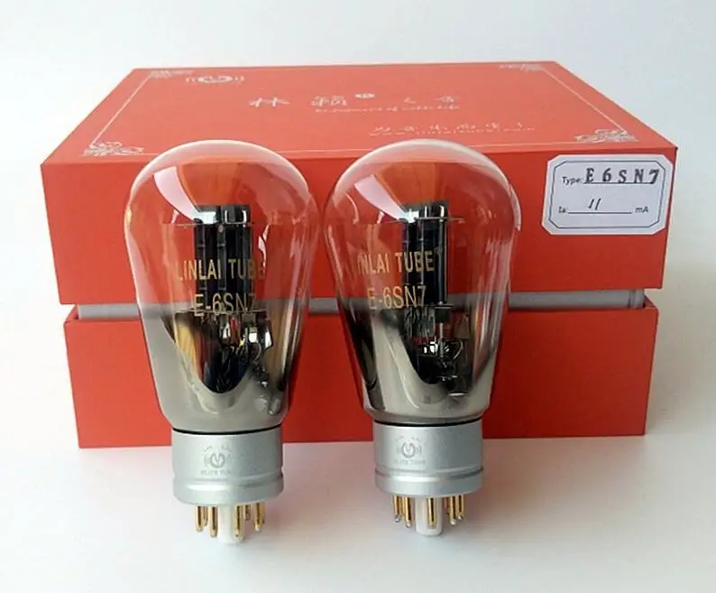 LINLAI E-6SN7 Vacuum Tube 6SN7 Elite Series Replace 6SN7/CV181/6N8P/6H8C/5692 Factory Test and match