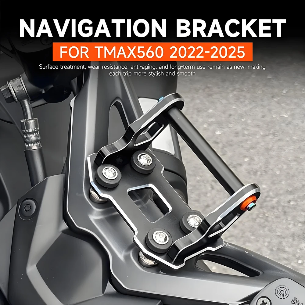 Support de Navigation CNC pour téléphone portable, accessoires de moto, pour YAMAHA T-MAX 560 TMAX560 2022 – 2023, nouveau ﻿