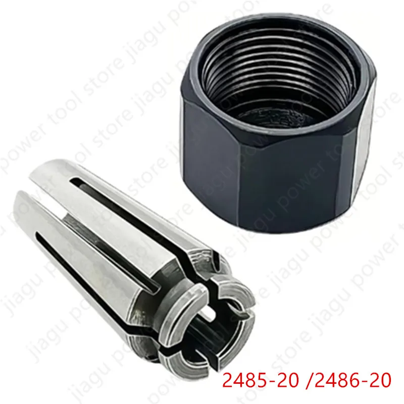 

Оригинальные прямые цанги для фрезеровки кромки 1/4" и 1/8" (аксессуары) для замены Milwaukee 2486, 2485, 2485-20, 2486-20, зажимные гайки