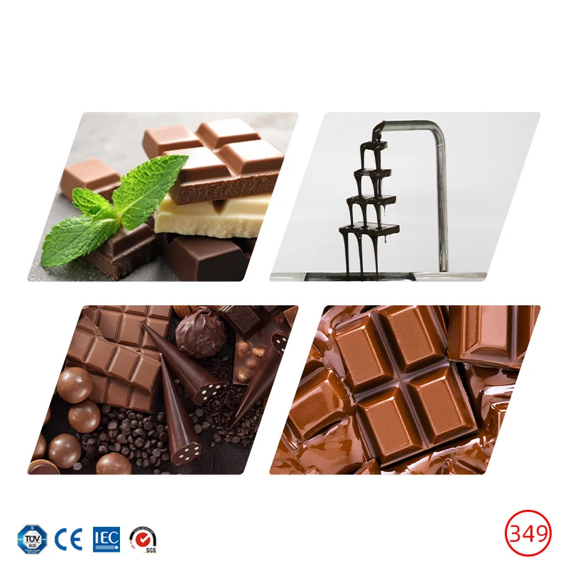 Chocolate Tempering Vibrator Chocolate Melting Furnace Chocolate Stirring Heating Machine Ice Cream Chocolate Spraying Equipment