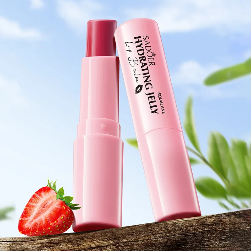 

Fruit Lip Balm Moisturizing Long Lasting Nourishes Lips Reduce Lip Line Anti Aging Anti-drying Hydration Lipstick Lip Care 1pcs