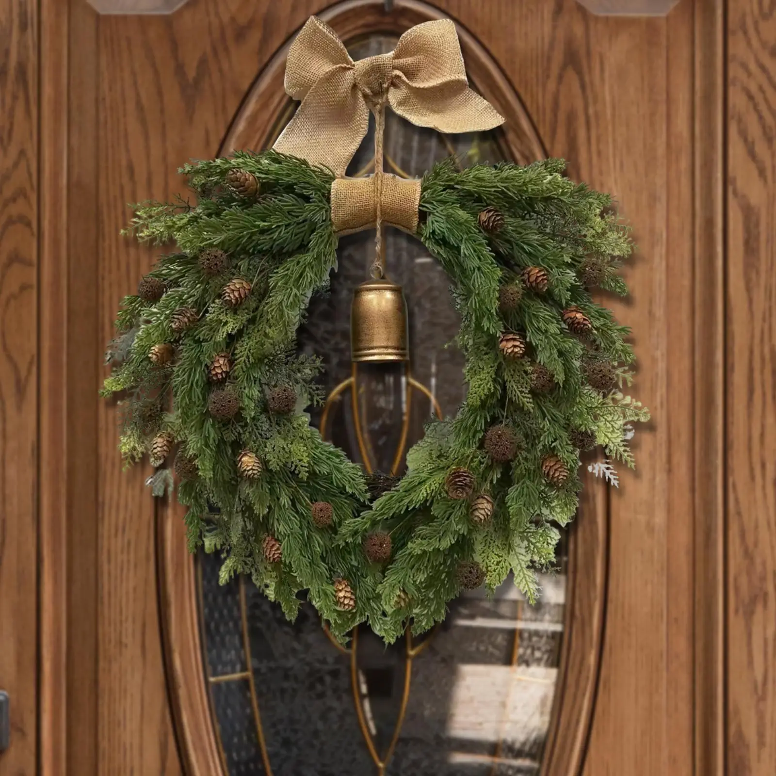 

Artificial Wreath for Front Door Bohemian for Living Rooms Porches Window