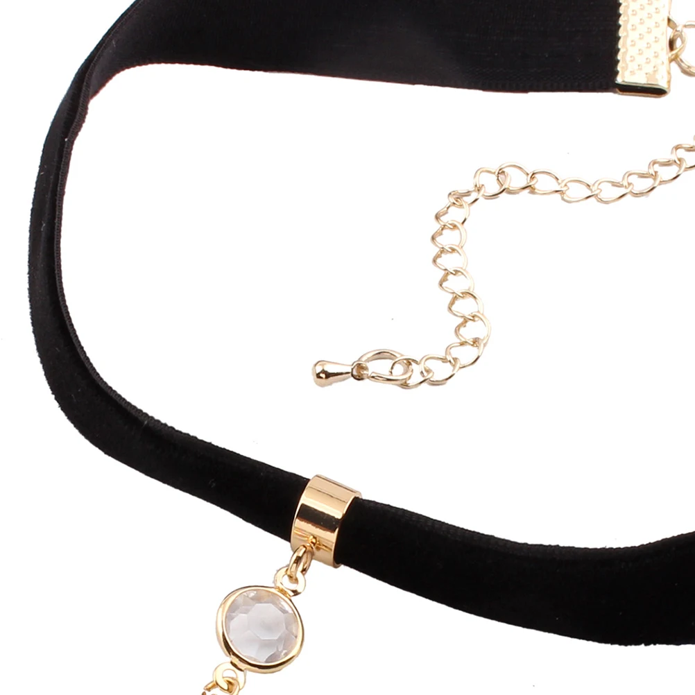 

Collar Necklace Choker Pendant European and American Fashion Rhinestone