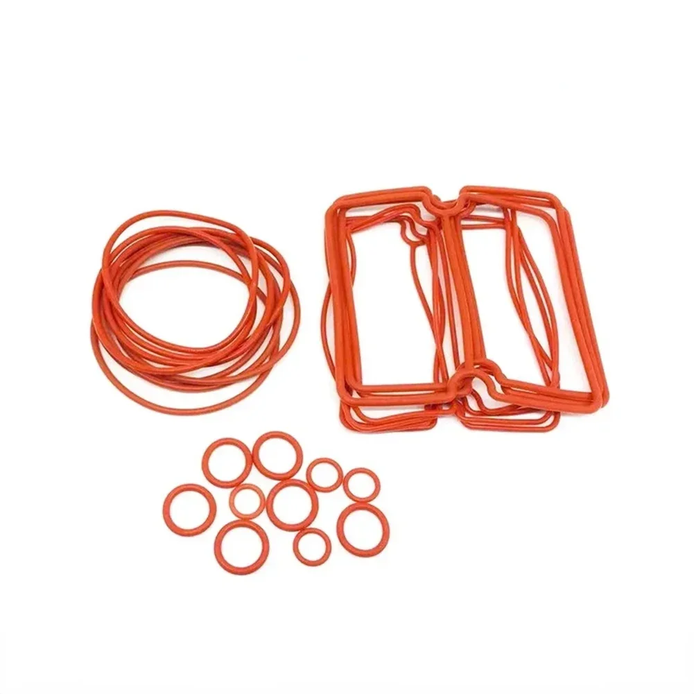 8 pz/set guarnizione compressore d'aria 550/750/950/1100/1500w compressore d'aria senza olio testata cilindro utensile elettrico anello di tenuta in gomma