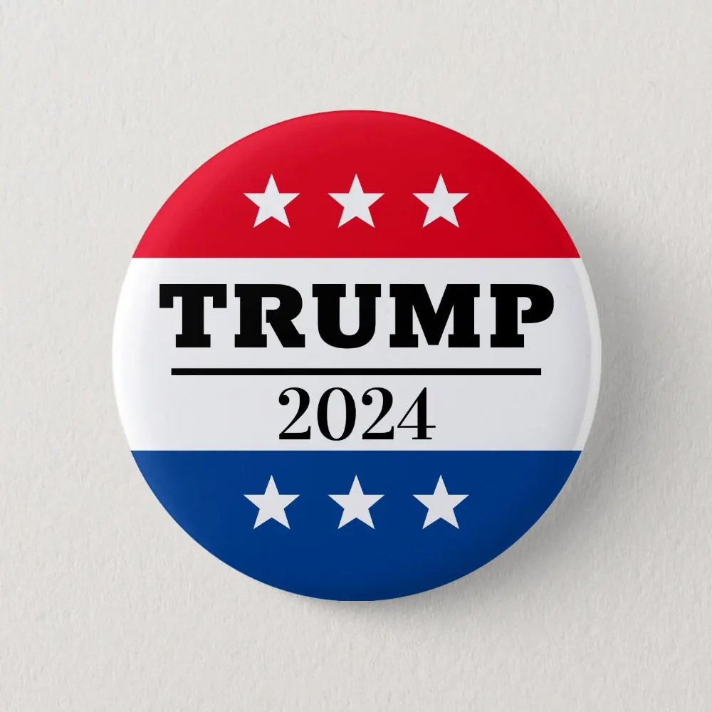 Donald Trump 2024 Election  Soft Button Pin Creative Funny Gift Cute Metal Lover Clothes Fashion Hat Women Collar Cartoon Badge