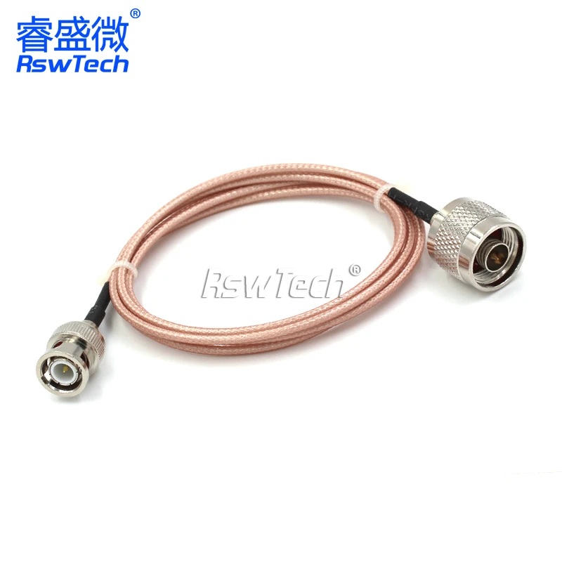 1PCS BNC to N adapter line BNC male to N male female RF line RG316 connection line impedance 50 Ω coaxial line