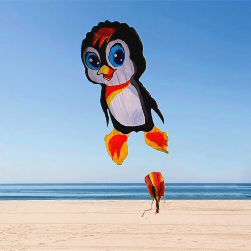 大きなペンギン凧、ソフト凧、大きな屋外用おもちゃ、子供用凧、タコ凧、ナイロン凧、おもちゃ、スポーツ、屋外ゲーム