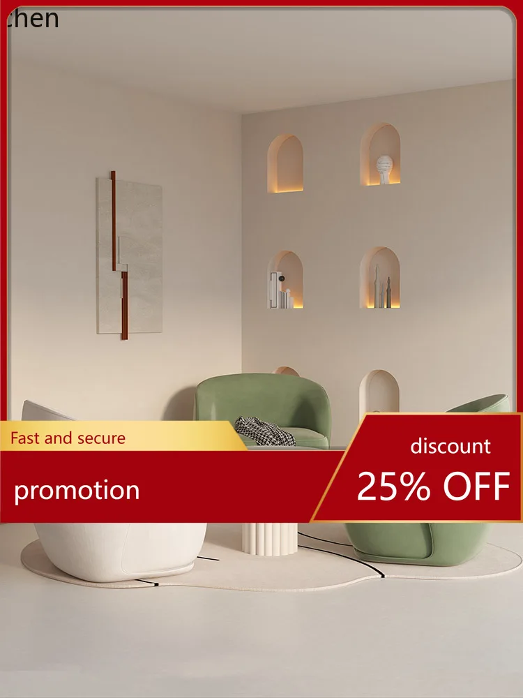 ZML Sofa Chair Balcony Leisure Single Chair Beauty Salon Rest Area Reception Negotiation Table and Chair Set