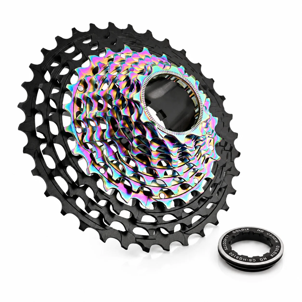 GOLDIX R9100 HG Ultraleichte Rennrad-Kassette 11/12-fach 11-28T bis 11-36T 128g Leichtgewicht-Fahrradfreilauf für Rennräder – Detail 7