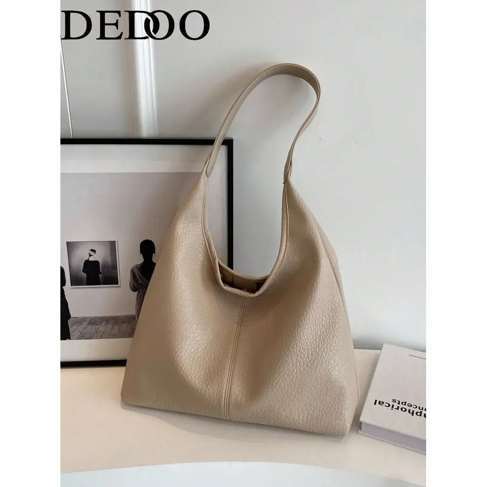 

1pc Solid Color New PU Personalized Daily Commute Handbag, Minimalist Tote Bag, Shoulder Bag, Underarm Bag, Modular Envelope Ba
