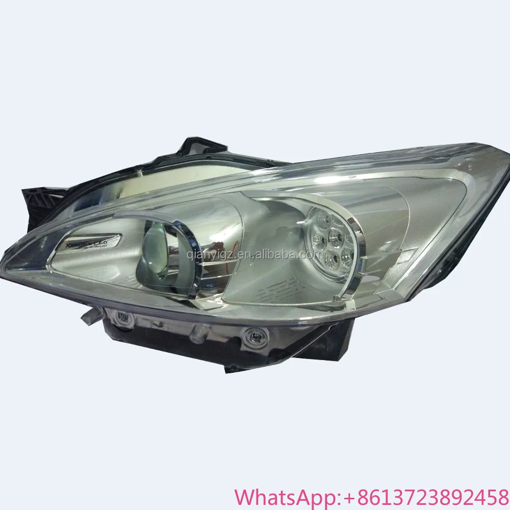 المصابيح الأمامية LED للسيارة الأكثر مبيعًا لسيارة بيجو 508 فتق المصابيح الأمامية سبعة نجوم زهر البرقوق DRL ضوء النهار الجري الأصلي