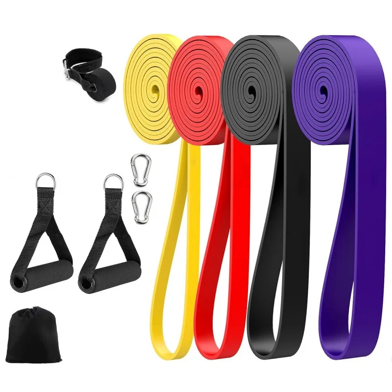 

Tough Latex Resistance Band Elastic Exercise Sport Strengthening Train Pull-ups Pilates Gym Fitness Equipment Fitness Belt