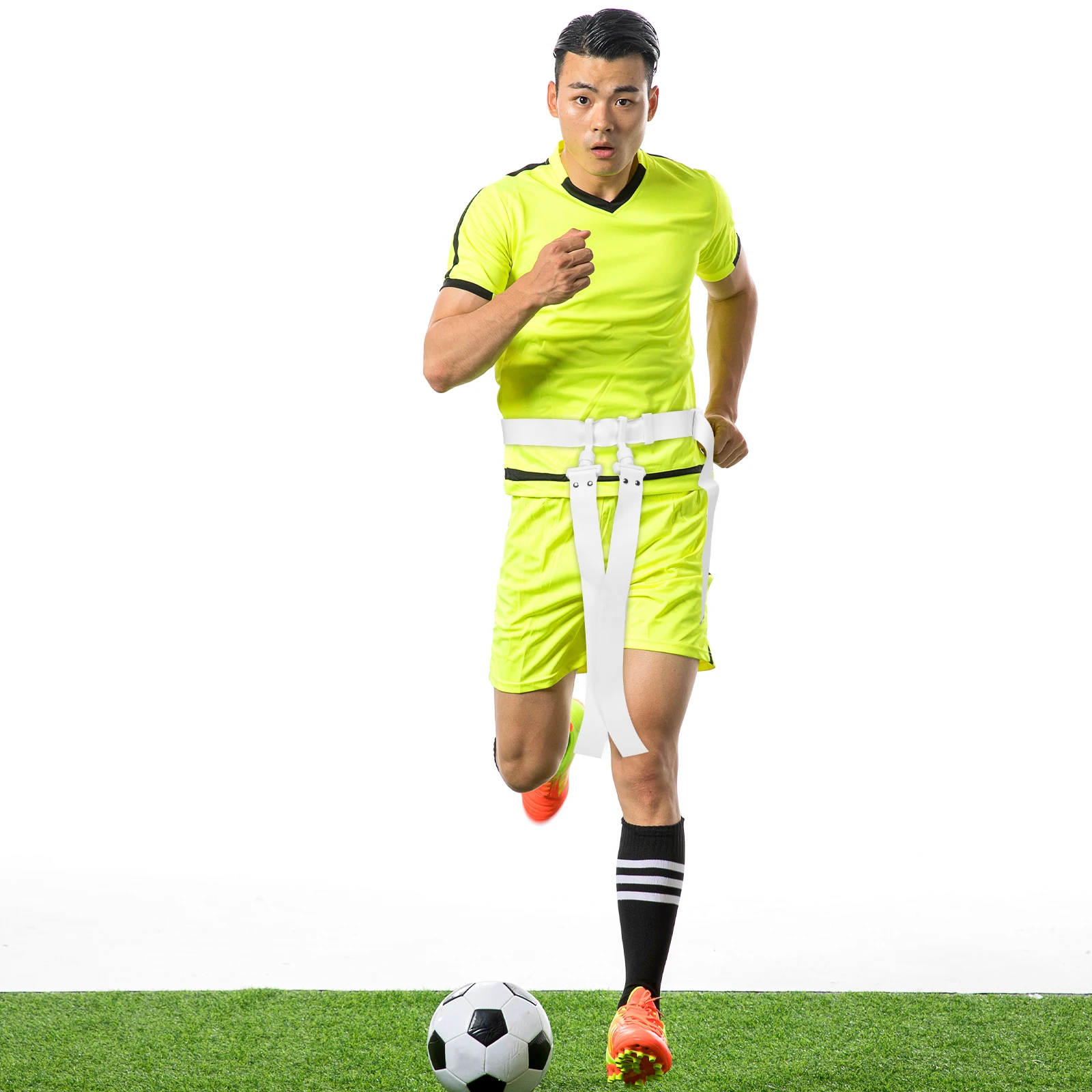 

1pcs Football Waist Flags Thickened Durable Air Pressure Buckle Belt for Sports Training PE Classes Adjustable