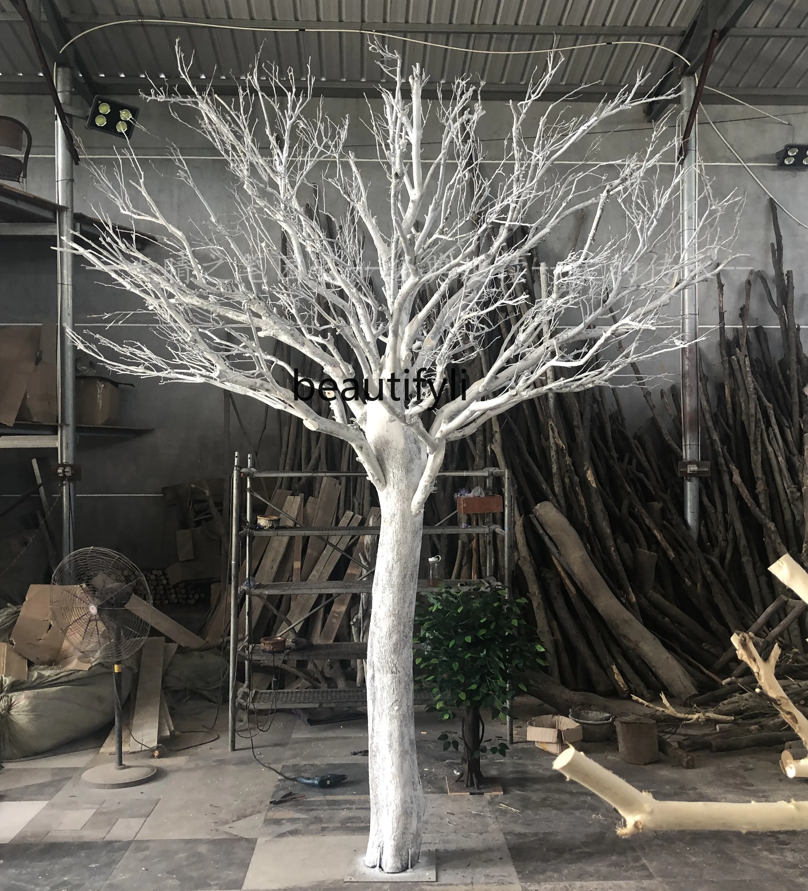 Simulation Dead Tree Large Real Trunk Fake Trees Props Tree Hotel Living Room Coffee Shop Decoration