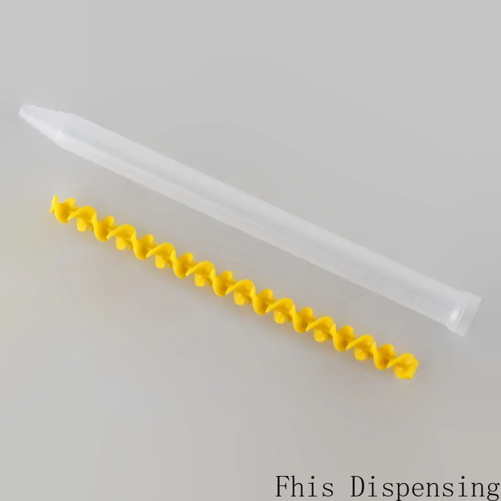 Gói 10 Nhựa Tĩnh Phối MS13-18 Trộn Vòi Phun Cho Bộ Đôi Gói Epoxies Core POM Chất Liệu