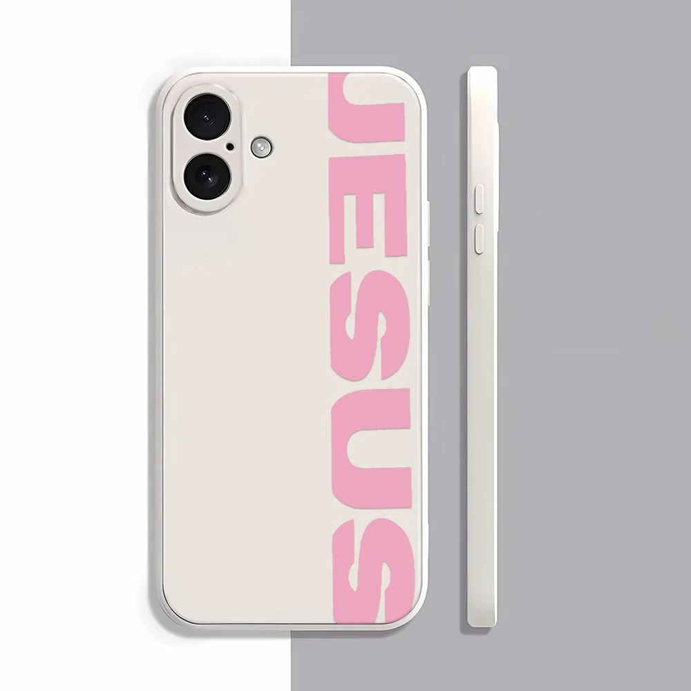 

JESUS Phone Case for iPhone17ProMax/17Pro/17/16/16Pro/15/14/13/12/11/Pro/Plus Fashion Friend Gift Aesthetic Phone Case