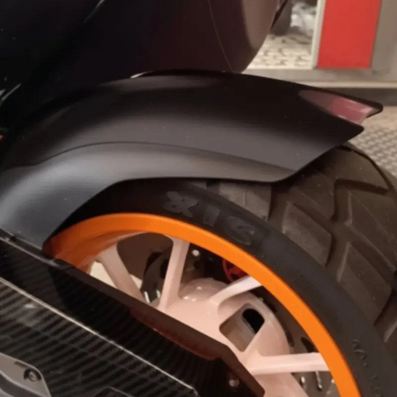 

Motorcycle Rear Mudguard Long-Lasting ABS Plastic Motorcycle Mud Guard Rear Wheel Mudguard Stylish Design Spray Guard